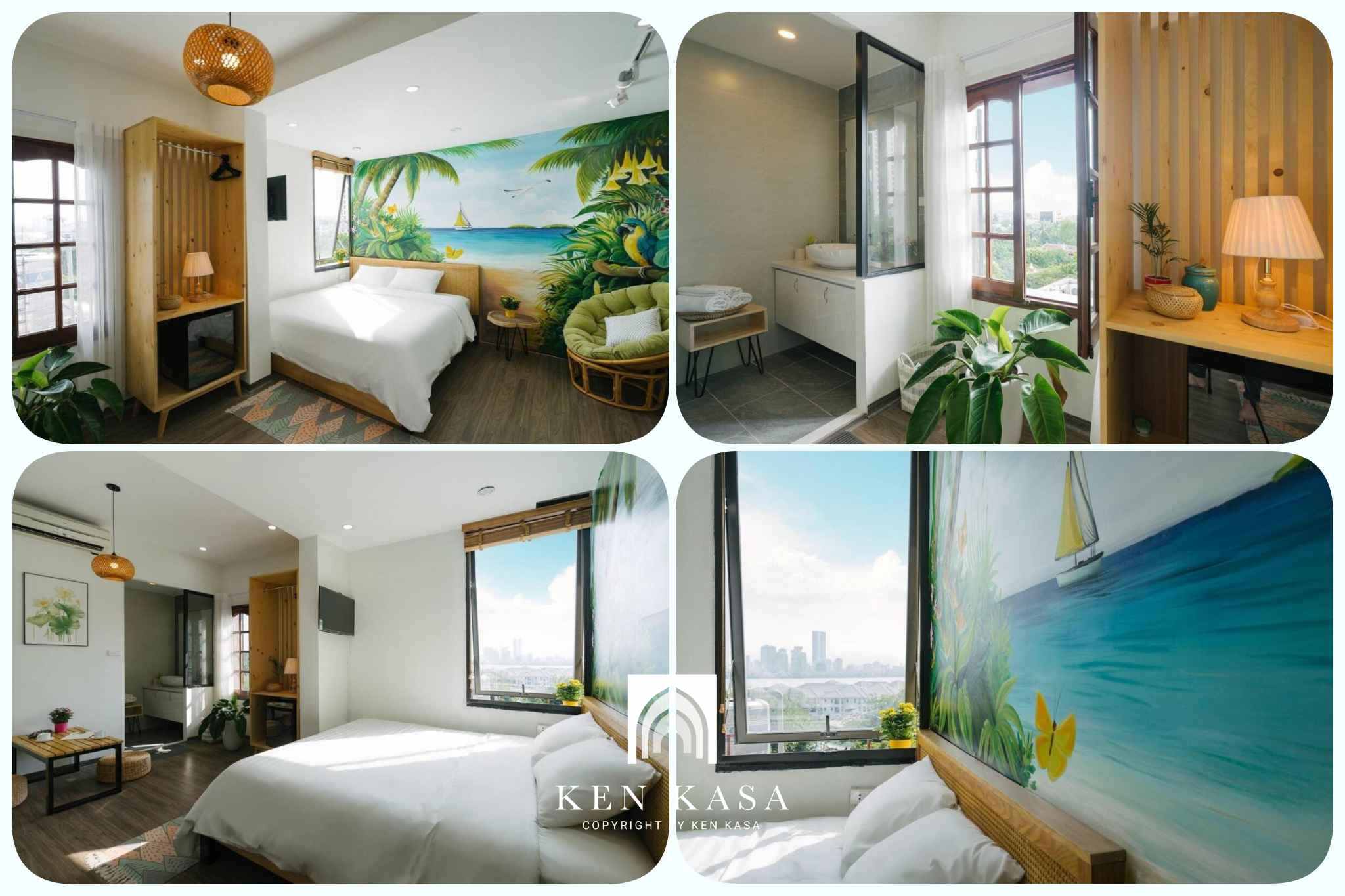 Phòng studio view hồ tại Eden Westlake Hanoi Hotel 